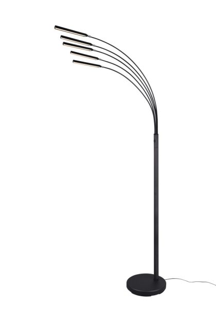 Trio lighting reed led golvlampa mattsvart - trio