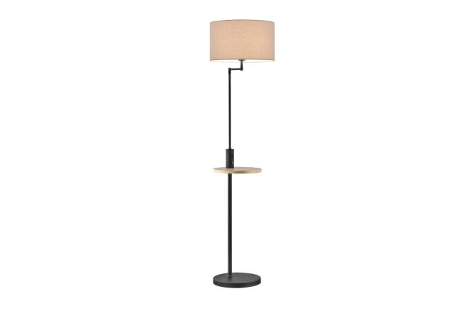 Trio lighting claas golvlampa e27 mattsvart - trio