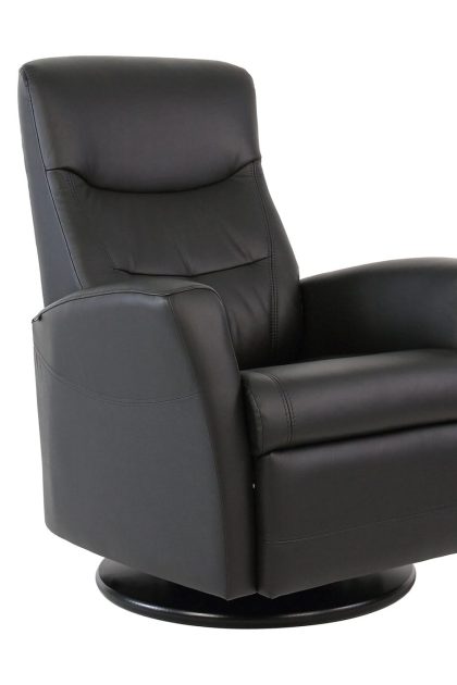 Hjellegjerde king reclinerfåtölj - svart