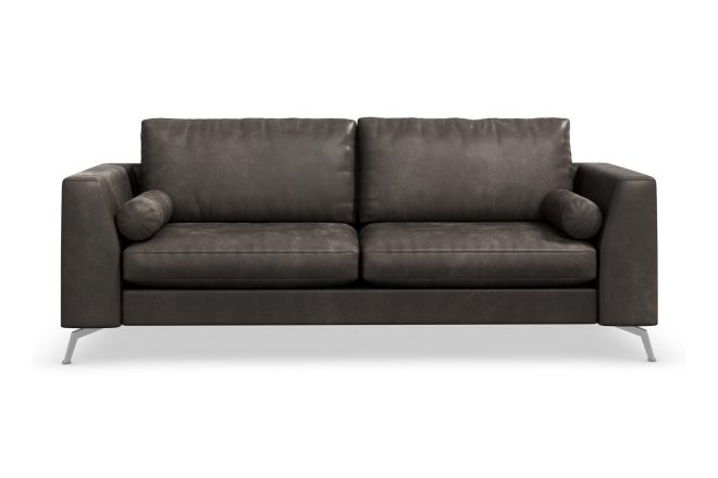 3-sits soffa friday lyx - svart/läder
