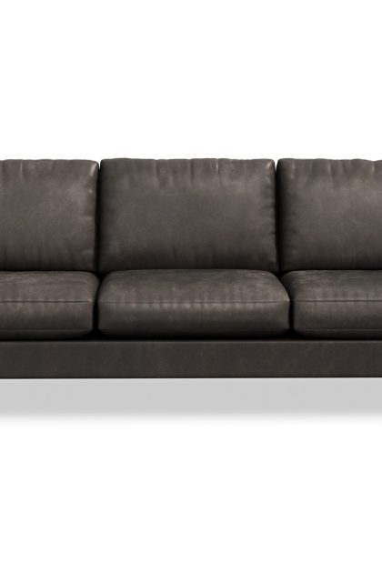 4-sits soffa friday lyx - svart/läder