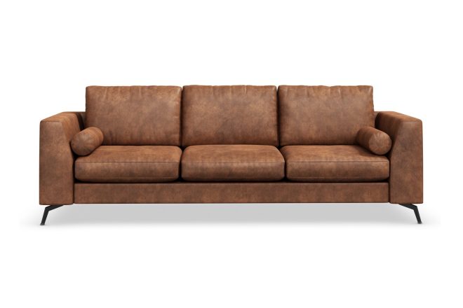 4-sits soffa friday lyx - brun/läder