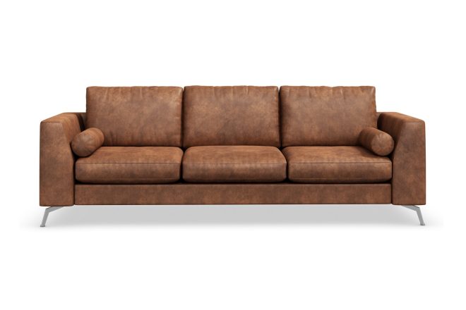 4-sits soffa friday lyx - brun/läder