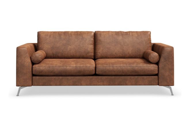 3-sits soffa friday lyx - brun/läder
