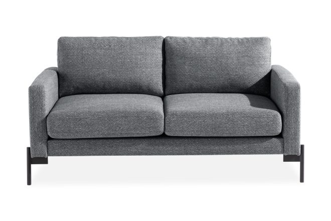2-sits soffa ljuvlig - mörkgrå