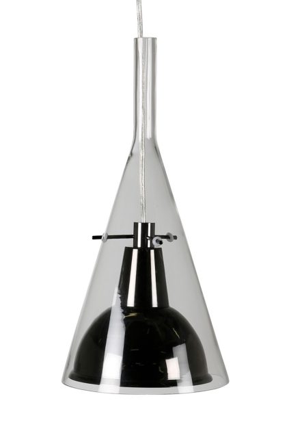 Sirius taklampa - glas/svart