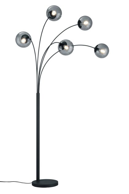 Trio lighting balini golvlampa 5l e14 antracit -
