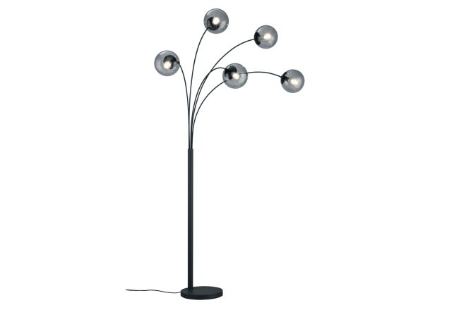 Trio lighting balini golvlampa 5l e14 antracit -
