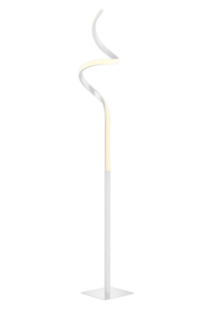 Trio lighting course led golvlampa mattvit 4000k -