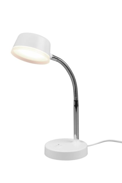 Trio lighting kiko led bordslampa vit -