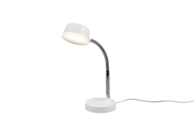 Trio lighting kiko led bordslampa vit -
