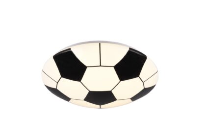 Trio lighting kloppi led plafond svart/ vit -
