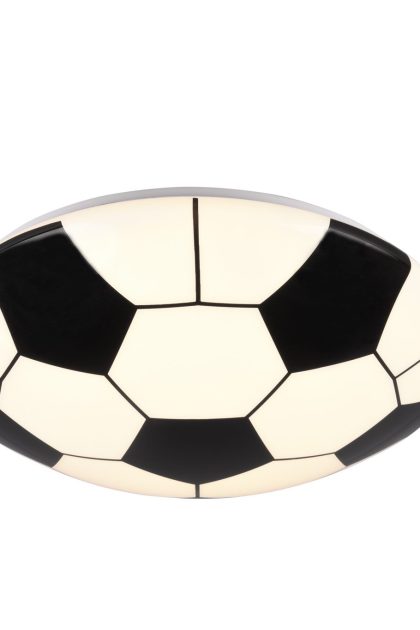 Trio lighting kloppi led plafond svart/ vit -