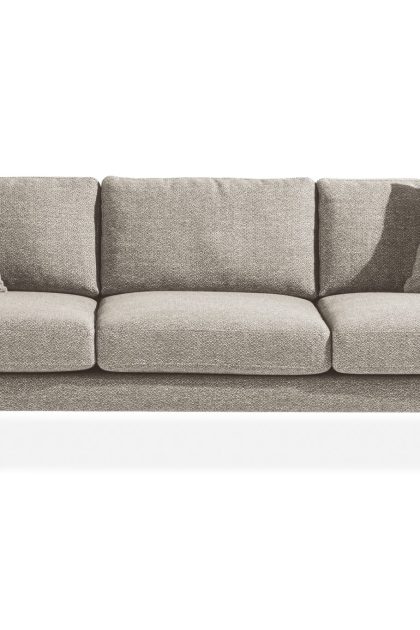 3-sits soffa ljuvlig med prydnadskuddar - beige