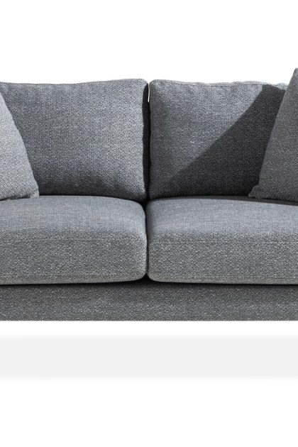 2-sits soffa ljuvlig med prydnadskuddar - grå