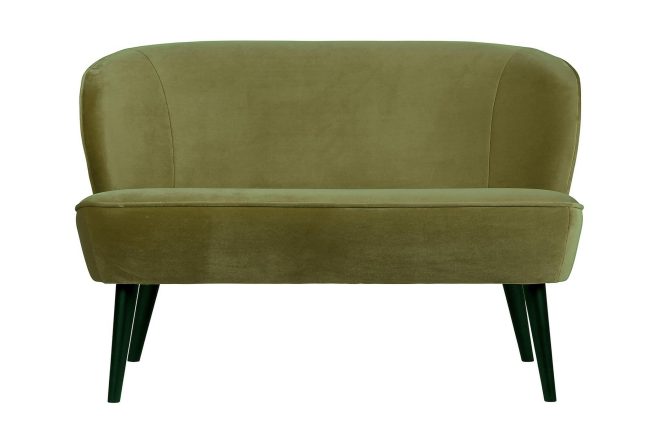 2-sits soffa asra - sammet/grön