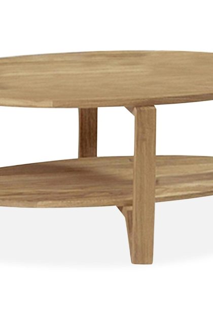 Soffbord eslöv 120 cm ovalt ek - ek