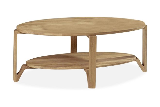 Soffbord eslöv 120 cm ovalt ek - ek
