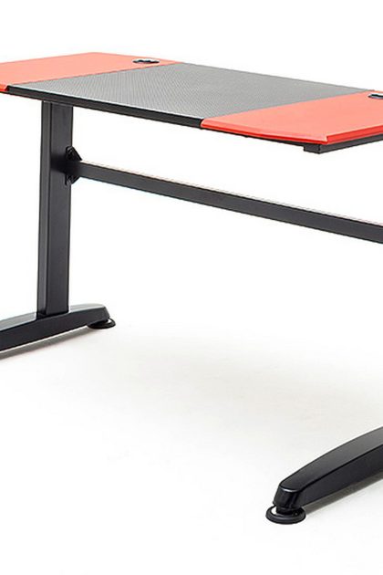 Gamingbord fother 120 cm - röd/svart