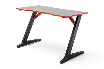 Gamingbord fother 120 cm - svart/röd