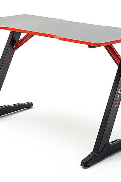 Gamingbord fother 120 cm - svart/röd