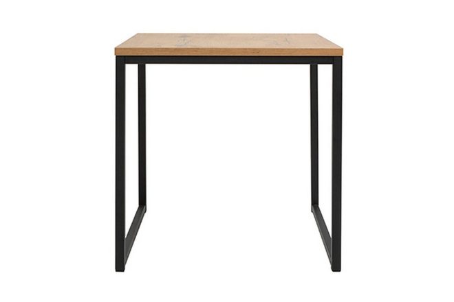 Soffbord colmenarejo 50 cm - ekfärg/svart