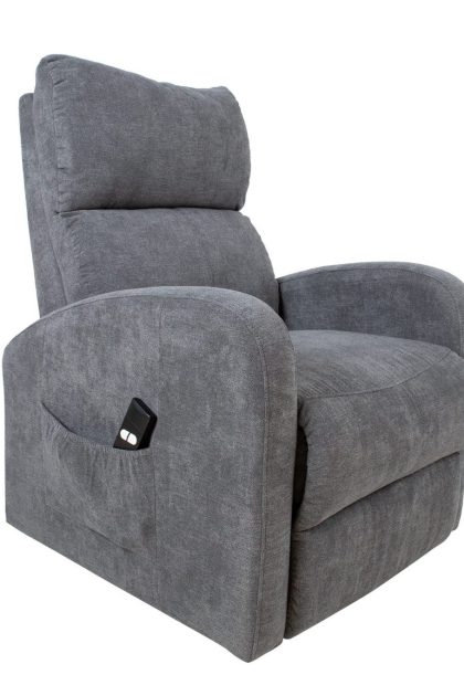 Recliner fåtölj barny grå -