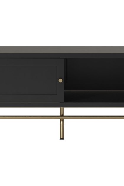 Soffbord nova 122 cm med förvaring svart - cosmoliving