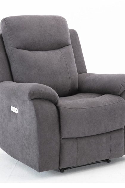 Recliner fåtölj milo grå -