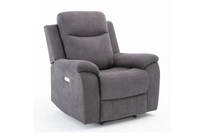 Recliner fåtölj milo grå -