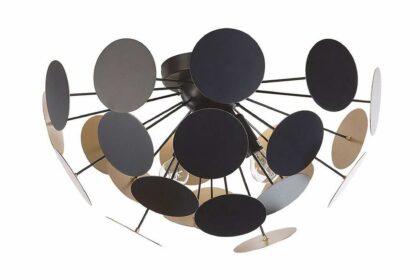 Plafond damatria - svart/guld