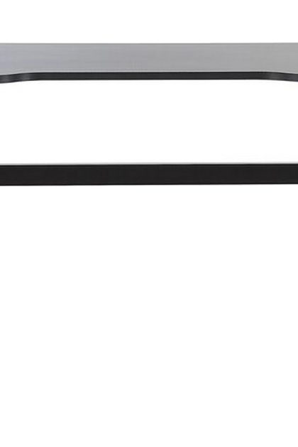 Gamingbord rombauer 120 cm med led-belysning - svart/svart
