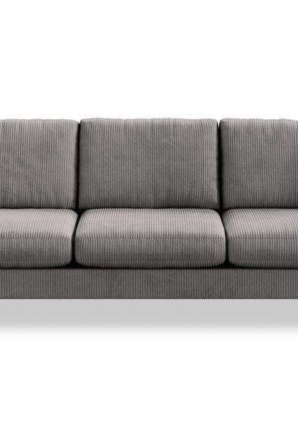 4-sits soffa friday lyx - mörkgrå/svart