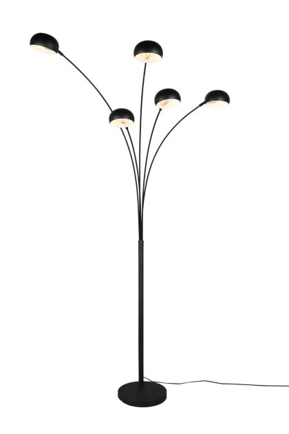 Trio lighting dito golvlampa 5l e14 mattsvart -