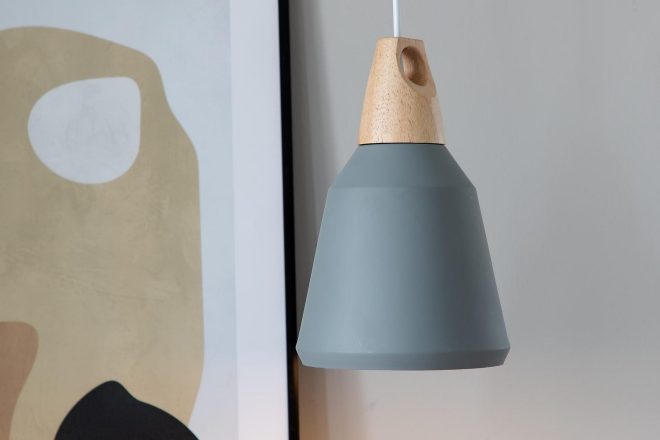 Nao pendellampa dimbar led - grå