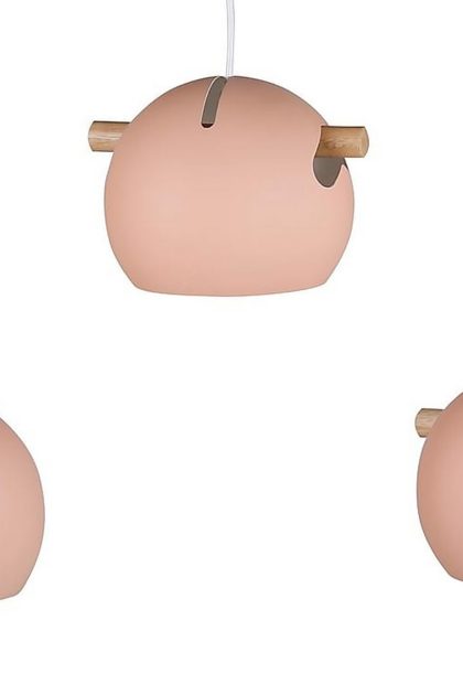 Tubbie pendellampa dimbar led mellan - rosa