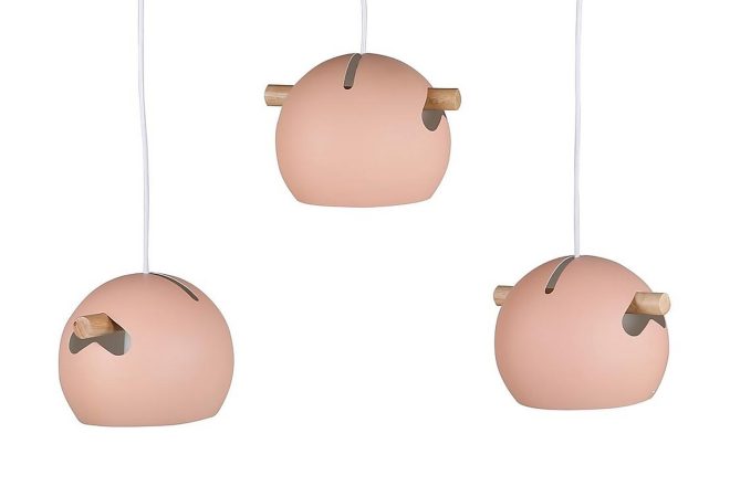 Tubbie pendellampa dimbar led mellan - rosa