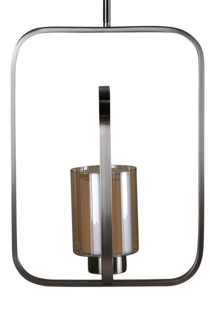 Aludra pendellampa dimbar led stor - silver