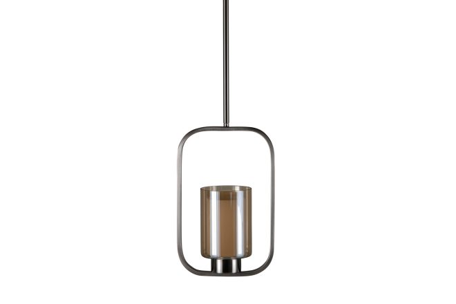 Aludra pendellampa dimbar led liten - silver