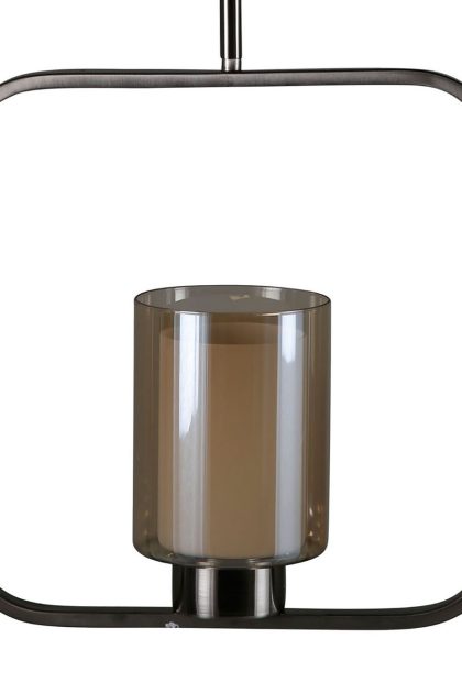 Aludra pendellampa dimbar led mellan - silver