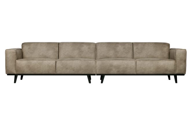 Soffa nowell 4-sits large - ljusgrå