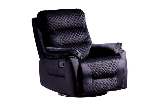 Reclinerfåtölj - svart