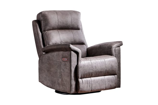 Reclinerfåtölj - mörkbrun