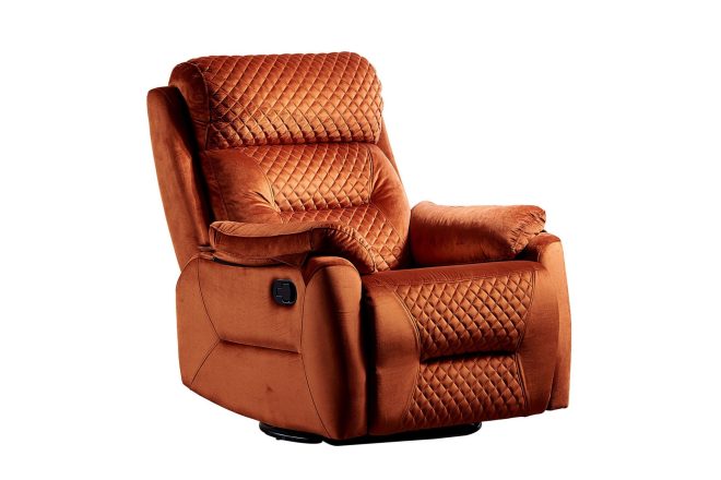 Reclinerfåtölj - orange