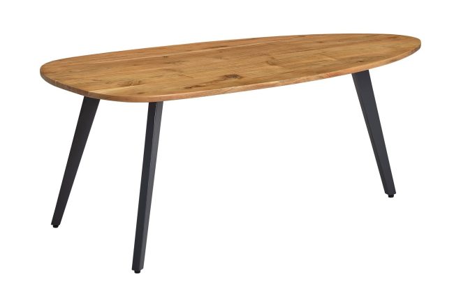 Soffbord clanton 110 cm - brun/svart