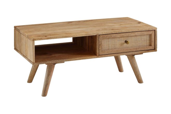 Soffbord clanton 45 cm - brun