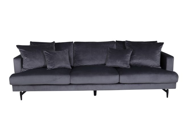 Sofia 3-sits soffa - mörkgrå