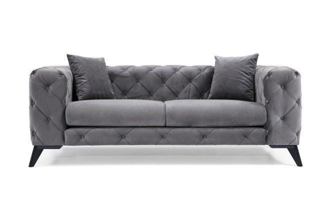 2-sits soffa canunda - antracit/svart
