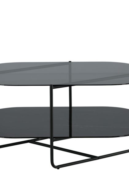 Un-line soffbord 85 cm - svart