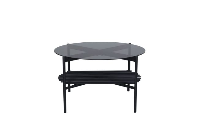 Von staf soffbord 80 cm runt - grå